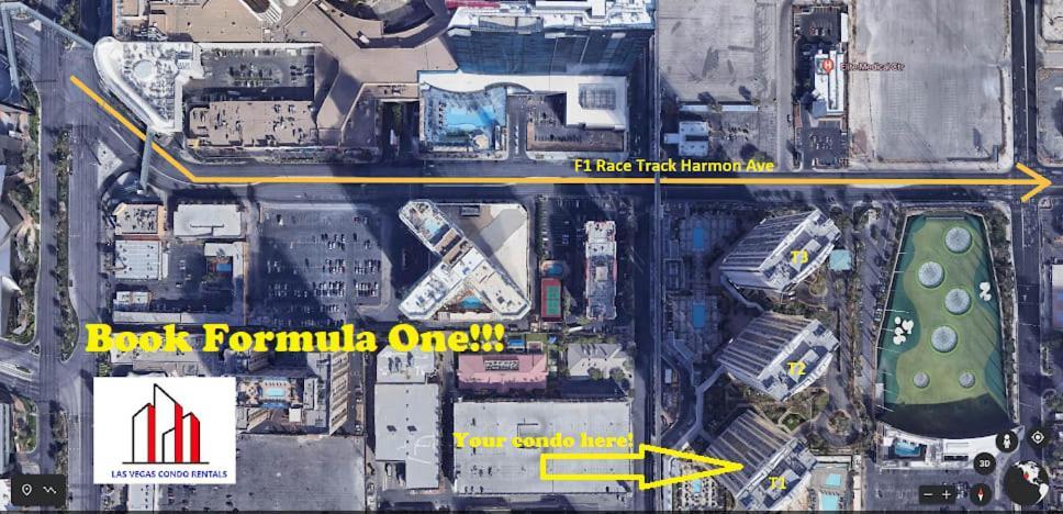 Mgm Signature-29-607 F1 Track & Strip View Balcony Las Vegas Zewnętrze zdjęcie